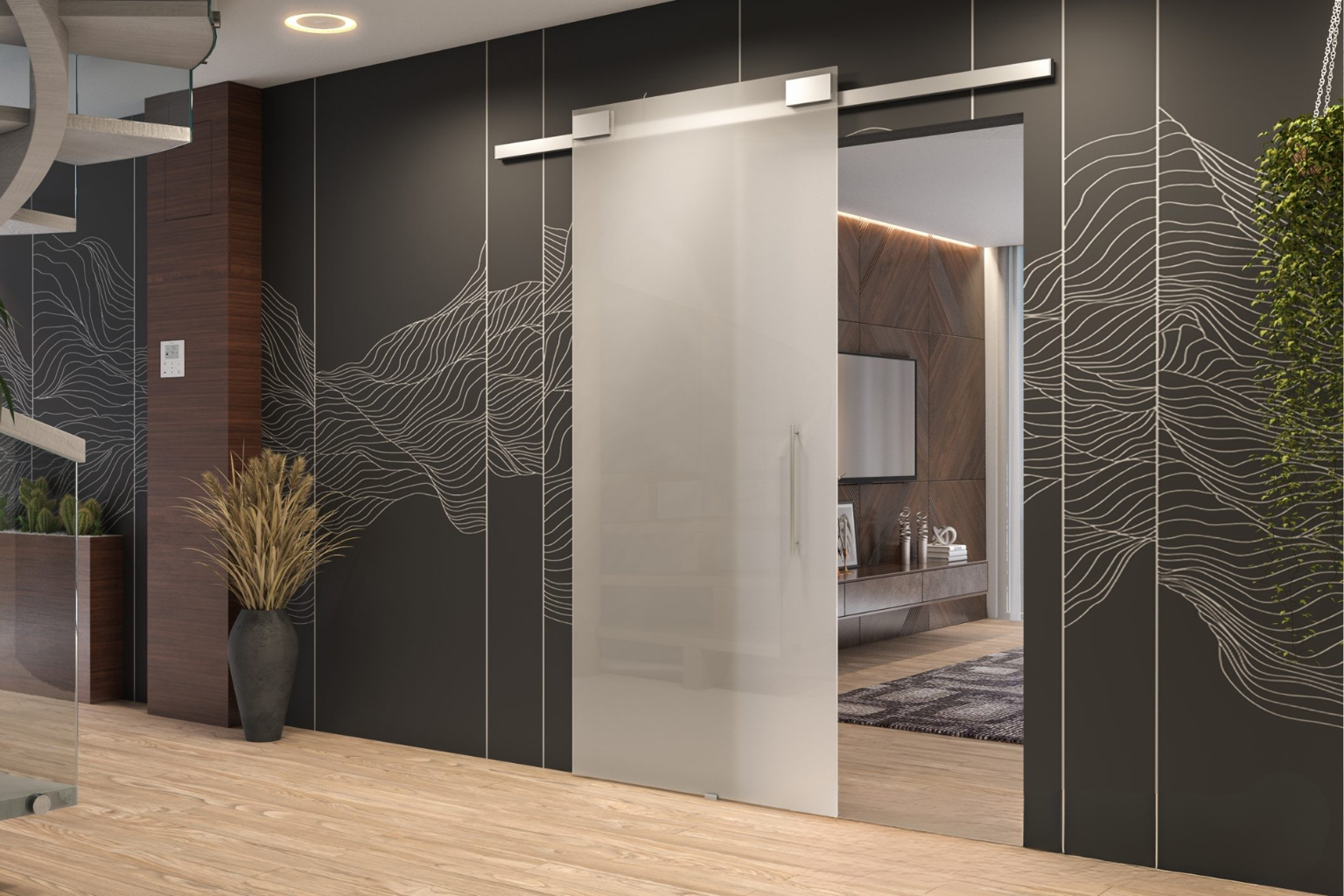 AERO GLASS bīdāmo stikla durvju sistēma