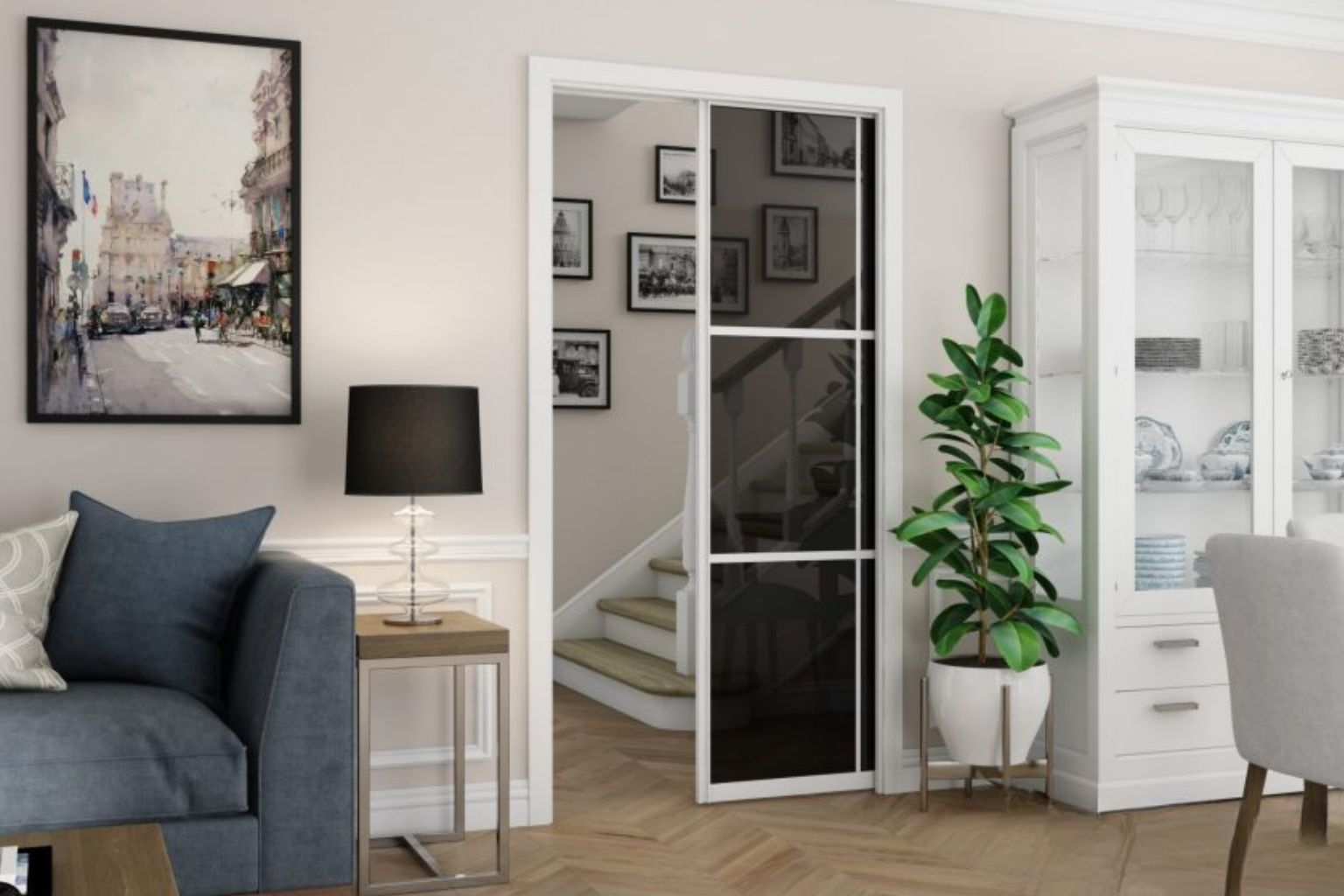 Kabatas sistēmas durvīm (kasetes sienā) LUXSTAR