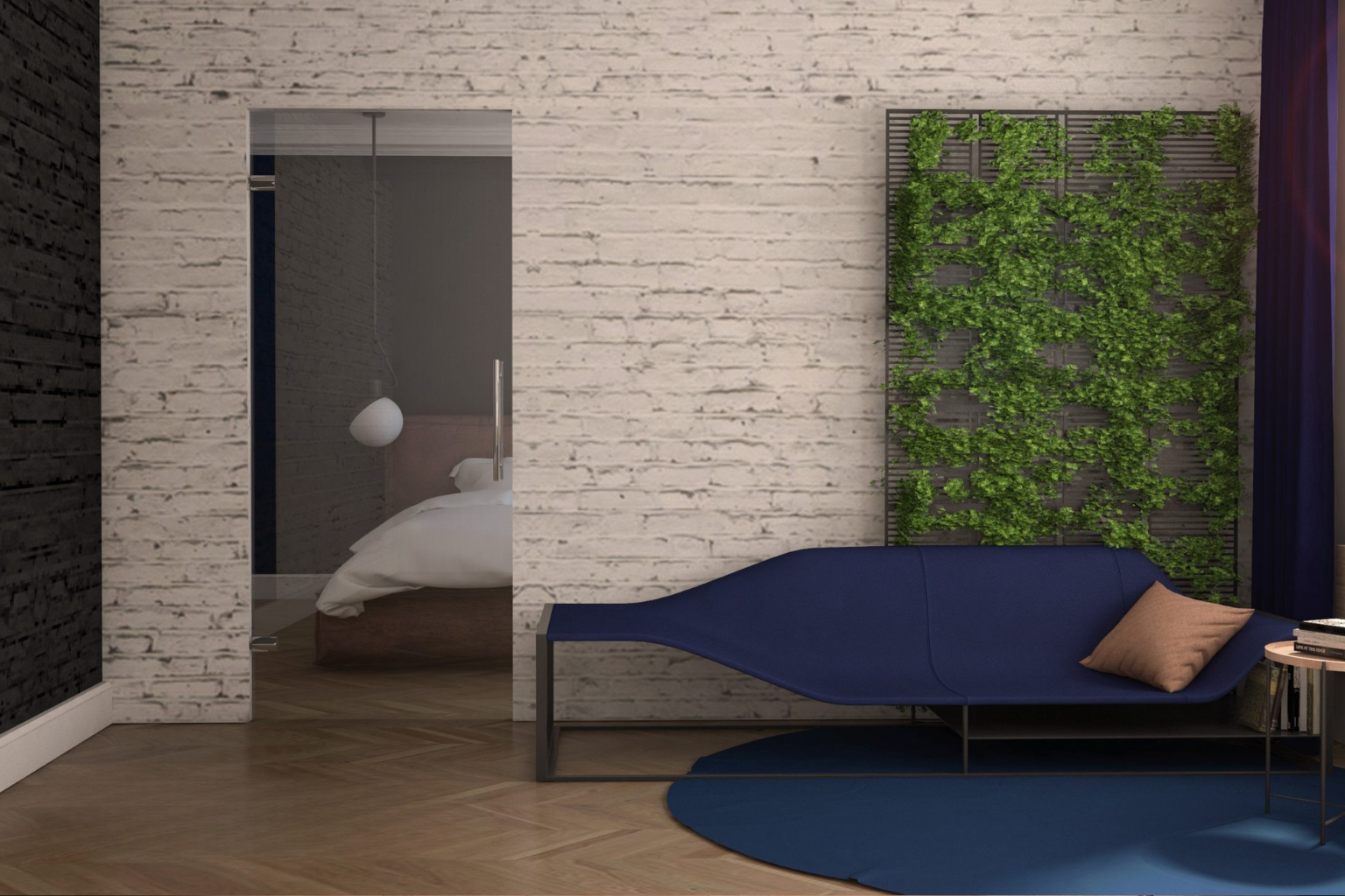 Visio Glass — slēptā stikla durvju sistēma