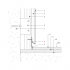 Flush-mounted shadow skirting board F2.10 black anodised
